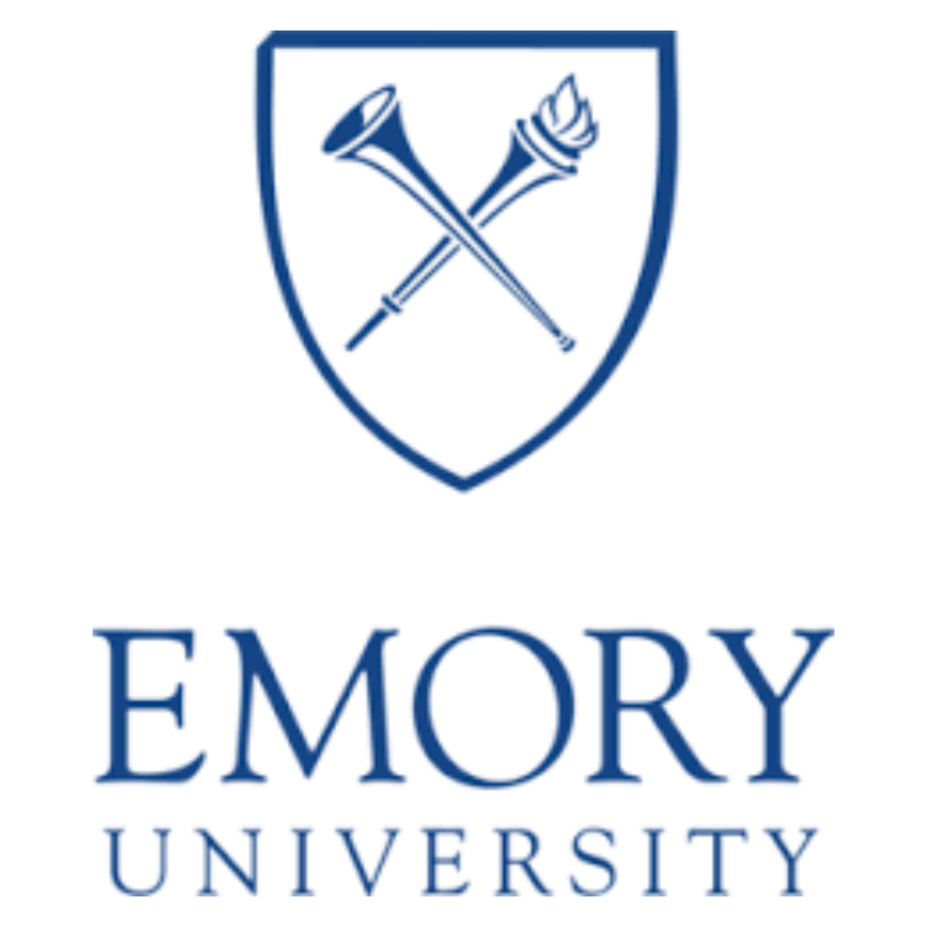 Emory University Logo. Blue shield.