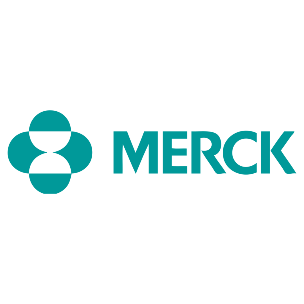 Merck in green.
